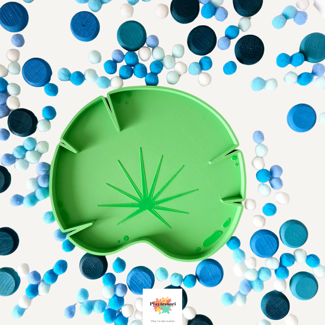 Lotus Leaf Bio Sensory Play Tray