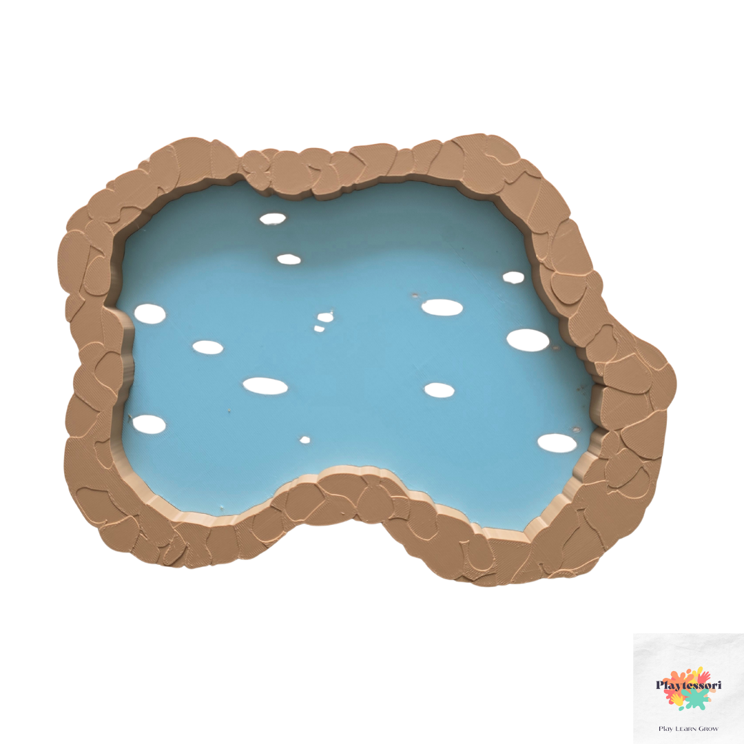 Bio Sensory Tray – Vijvervorm | Water- en sensorisch spel