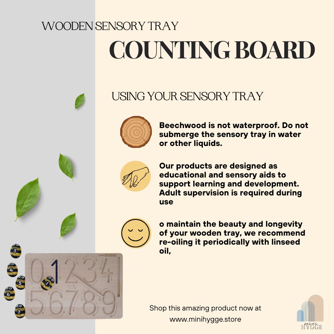 Houten Cijferbord – Sensorisch Spel en Leren