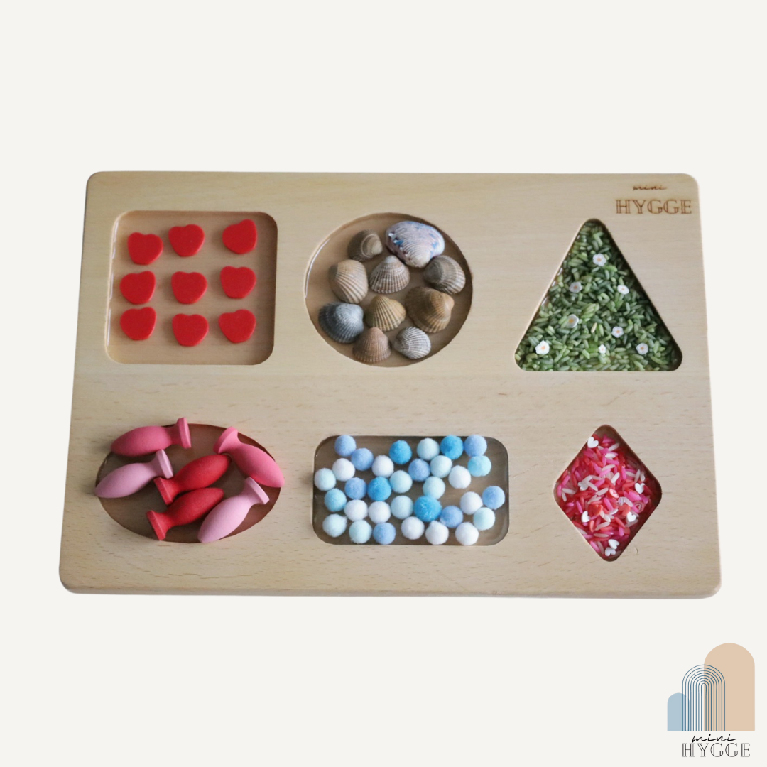 Houten Sensorisch Bord | Past in FLISAT | Montessori Speelgoed