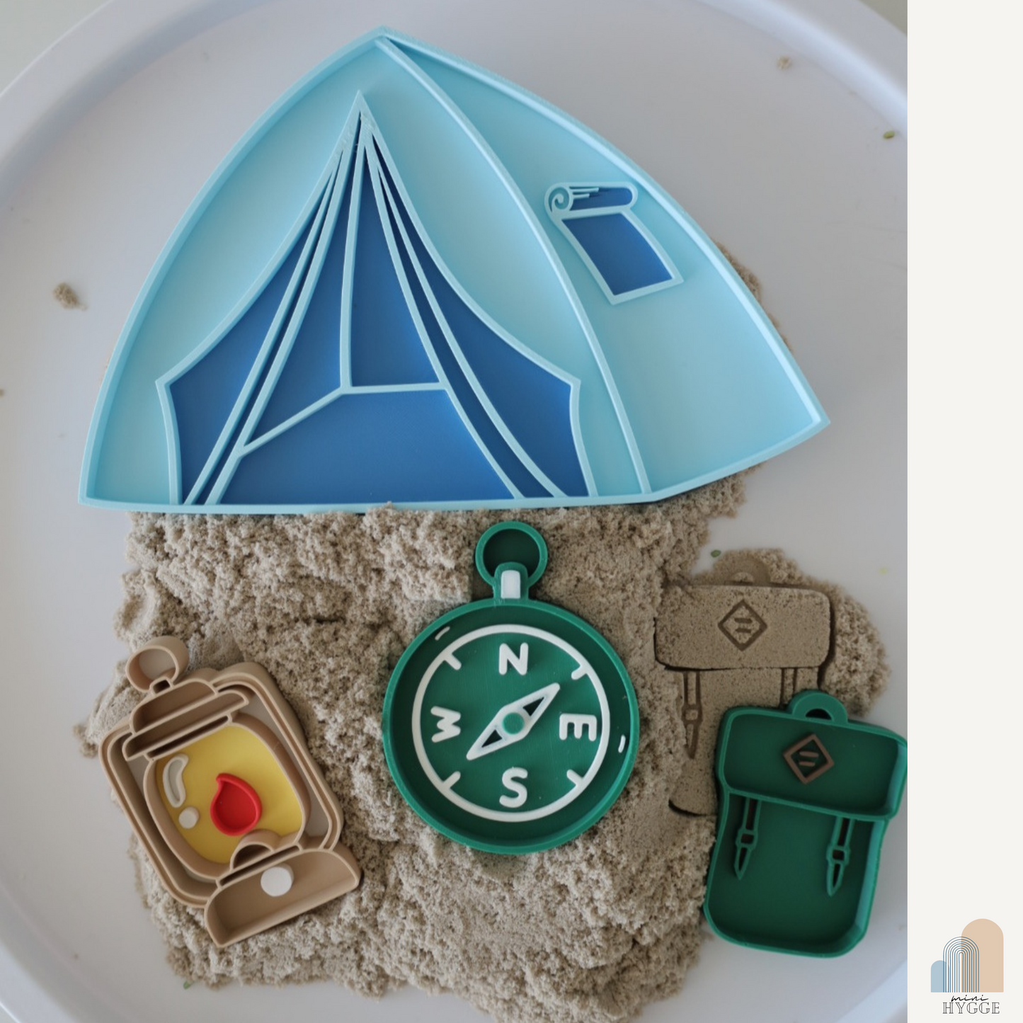 Kampeer Tent Sensory Tray Set