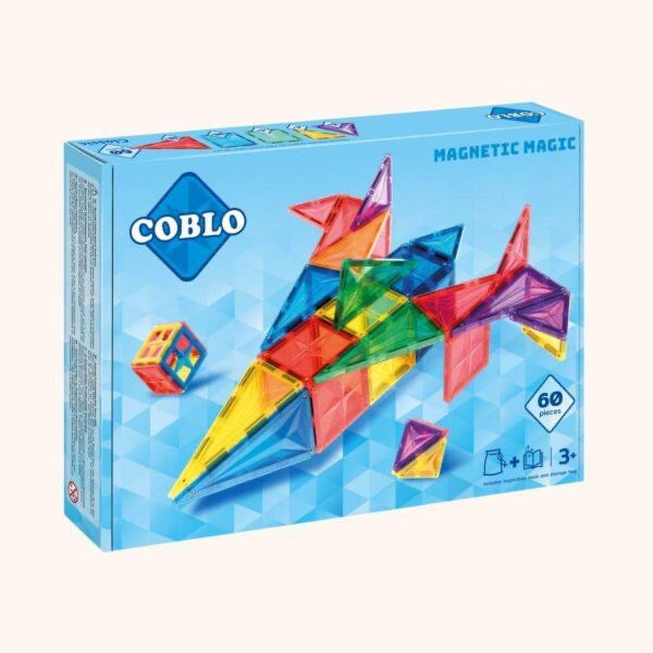 Coblo | 60-Piece Magnetic Tile Set