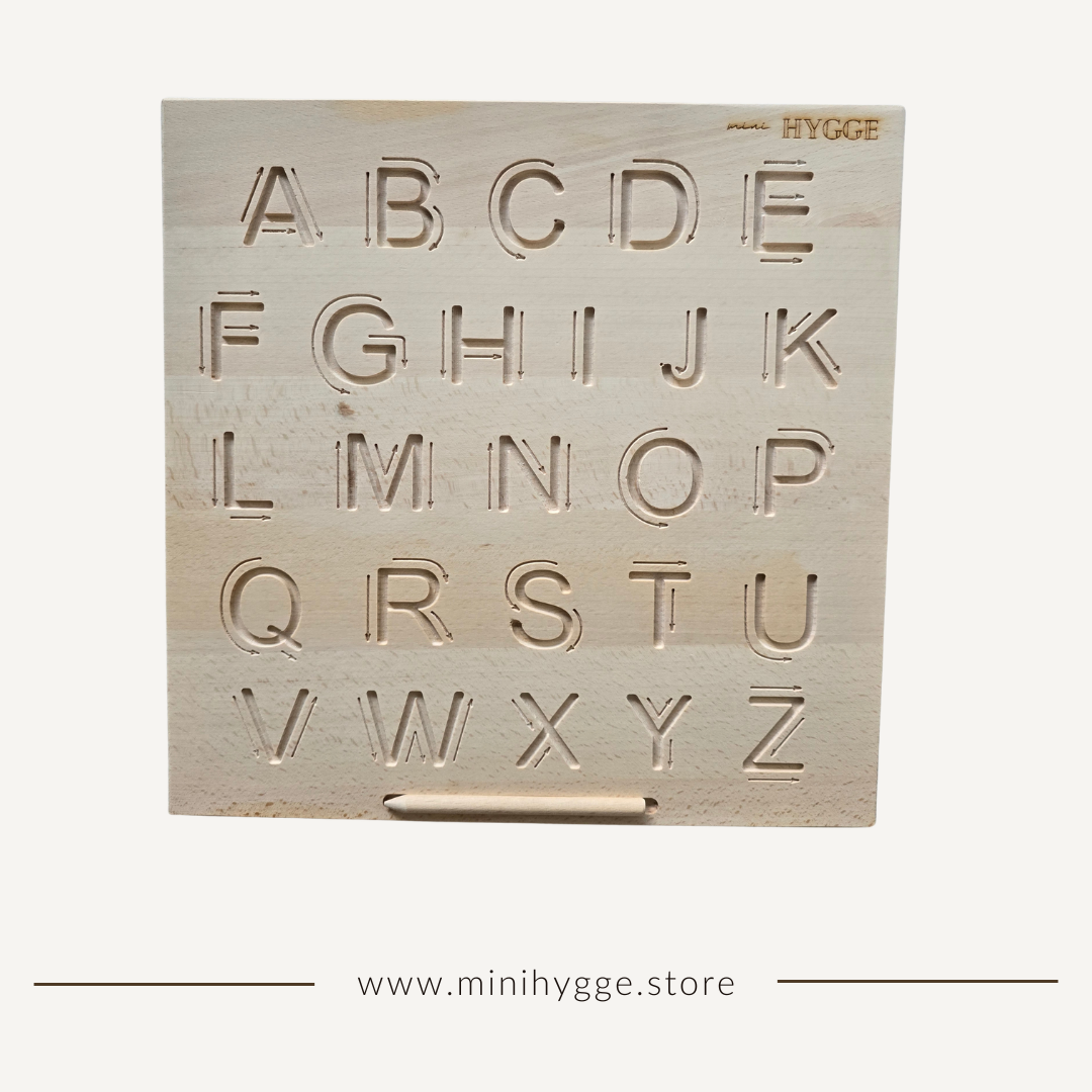 Houten Alfabet Sensorisch Bord