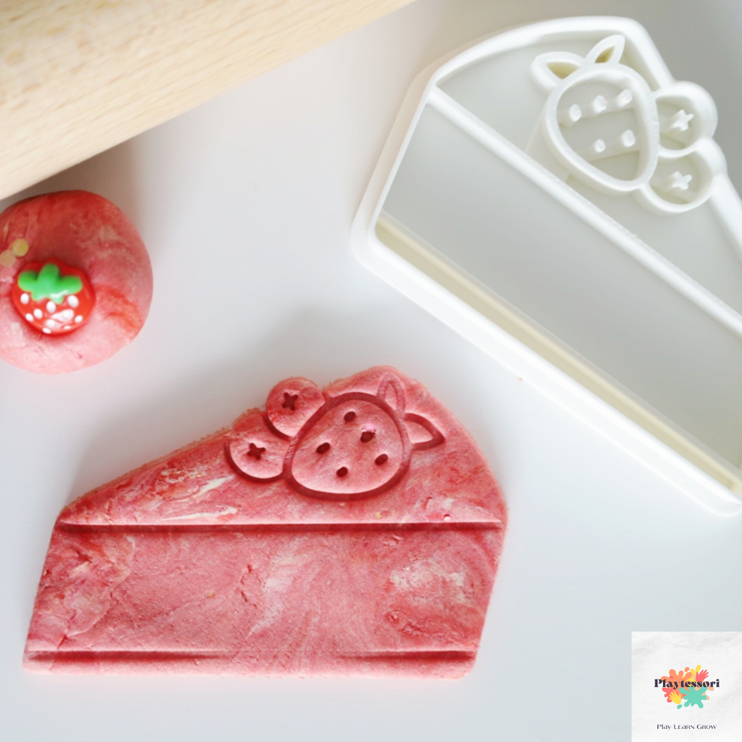 Speelklei en Uitstekers Sets – Aardbei en Cupcake Thema