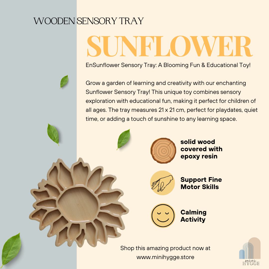 Sunflower Sensory Tray