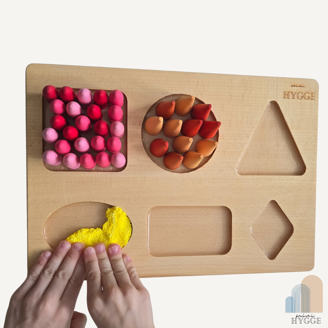 Houten Sensorisch Bord | Past in FLISAT | Montessori Speelgoed