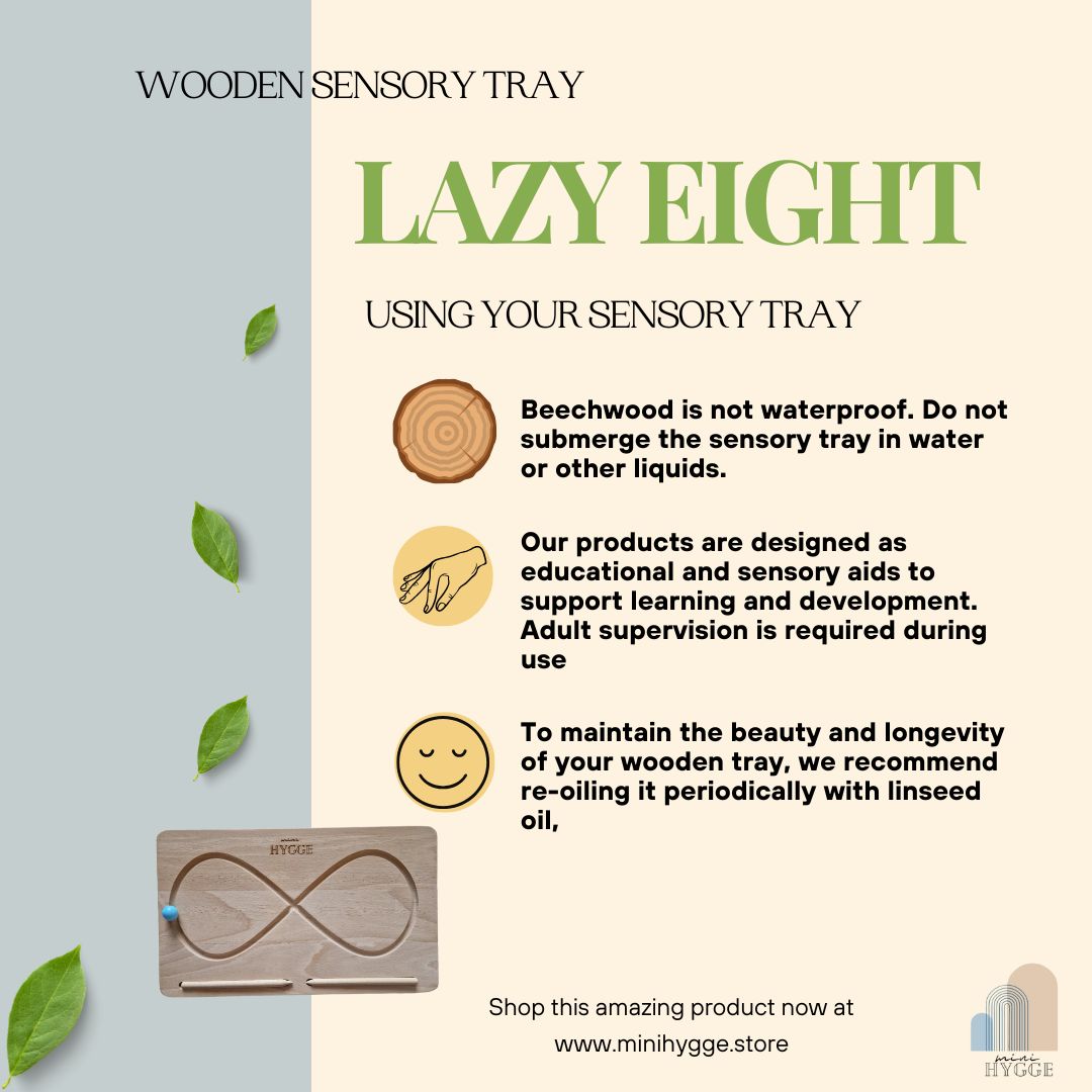 WOODEN TRAY "LAZY EIGHT"