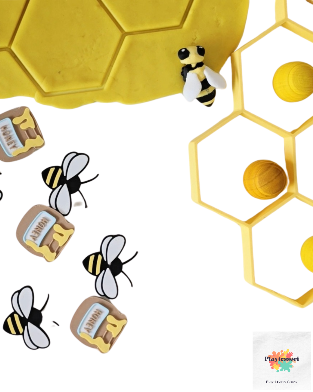 XXL Honingraat Uitsteker voor Playdough & Sensorisch Spel