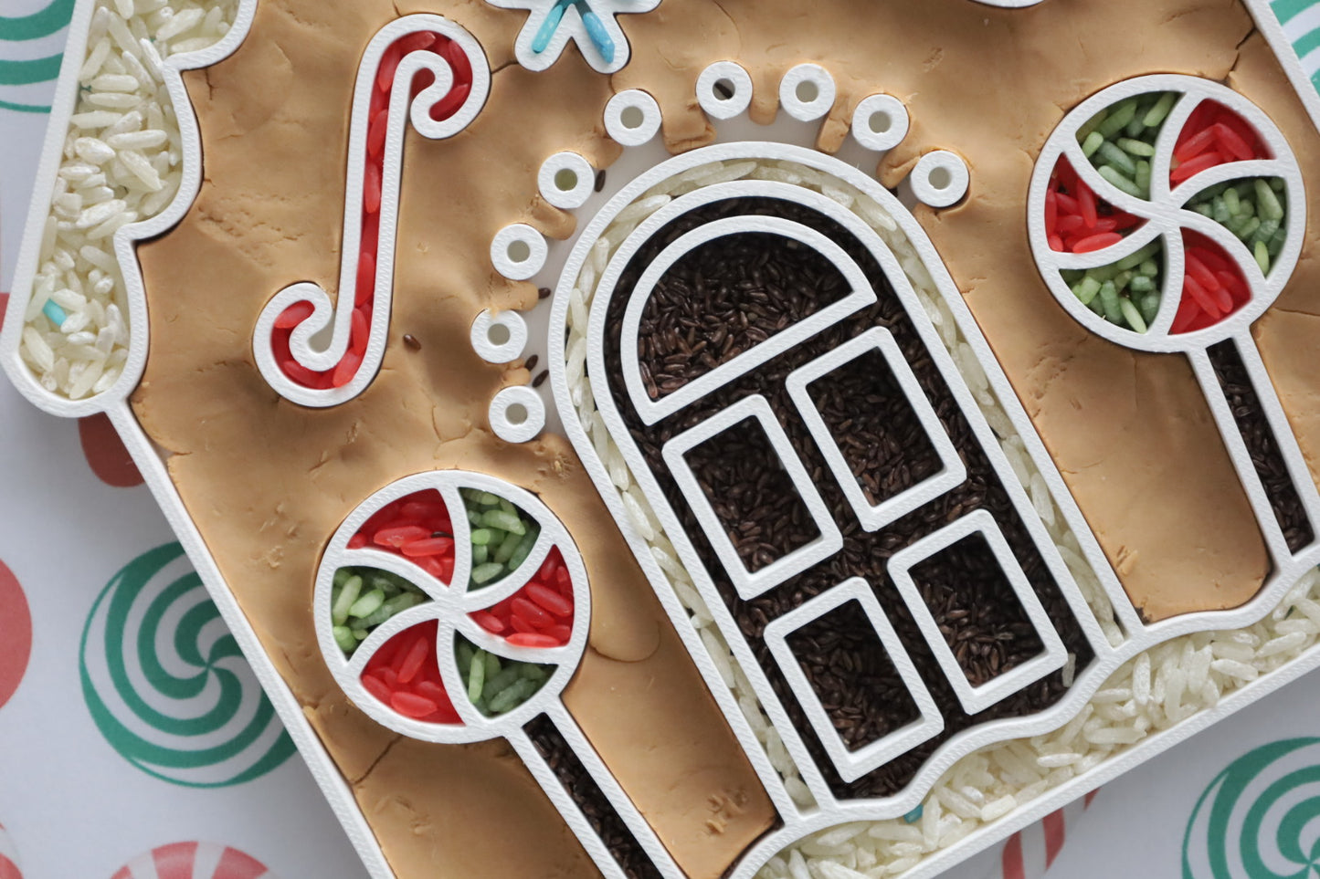 Gingerbread House Bio Sensory Tray