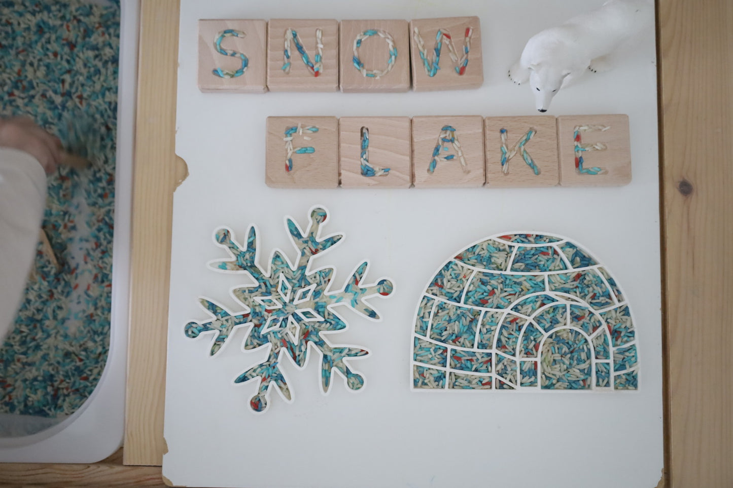 Snowflake Bio Sensory Tray