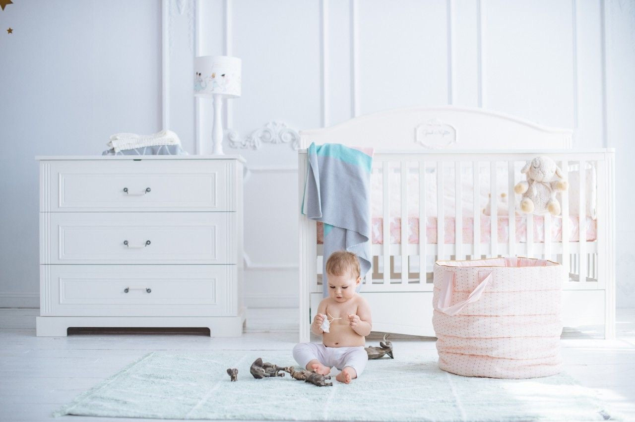 Bellamy Good Night babybed in Scandinavisch interieur