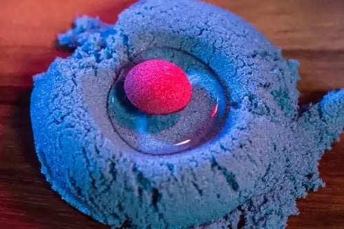 Dynamisch Zand – Blauw 1 kg | Sensorisch Speelzand voor Binnen |