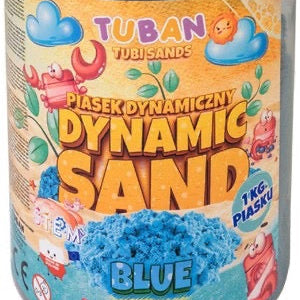 Dynamisch Zand – Blauw 1 kg | Sensorisch Speelzand voor Binnen |