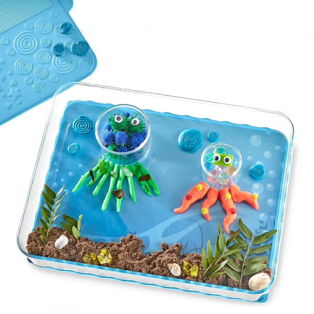 Learning Resources Create Your Play – Sensorische Speeltray met Bekers, Tools en Activiteitenkaarten