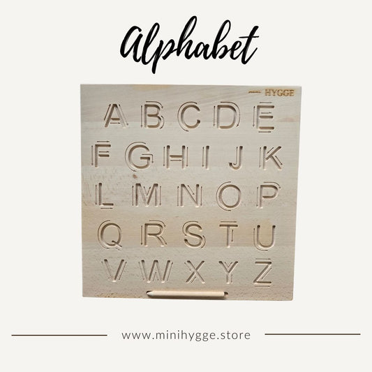 Wooden Alphabet  Board