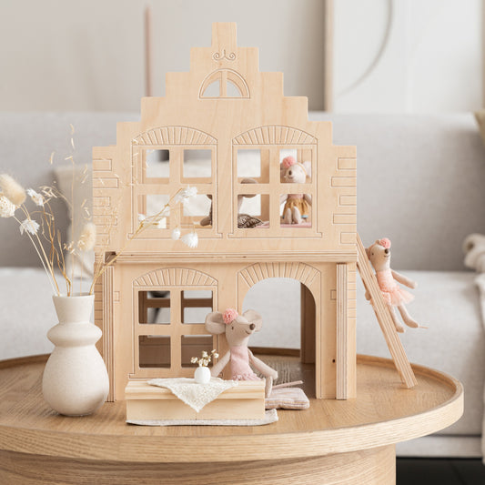 Houten Nederlands huis speelset Trele Morele Design