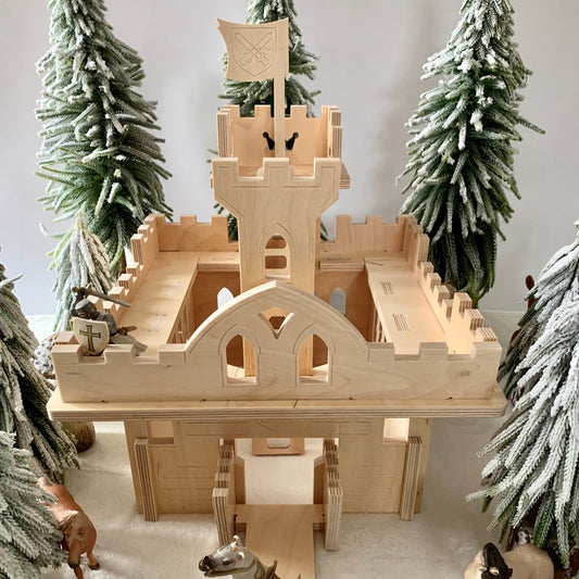 Houten ridderkasteel speelset Trele Morele Design